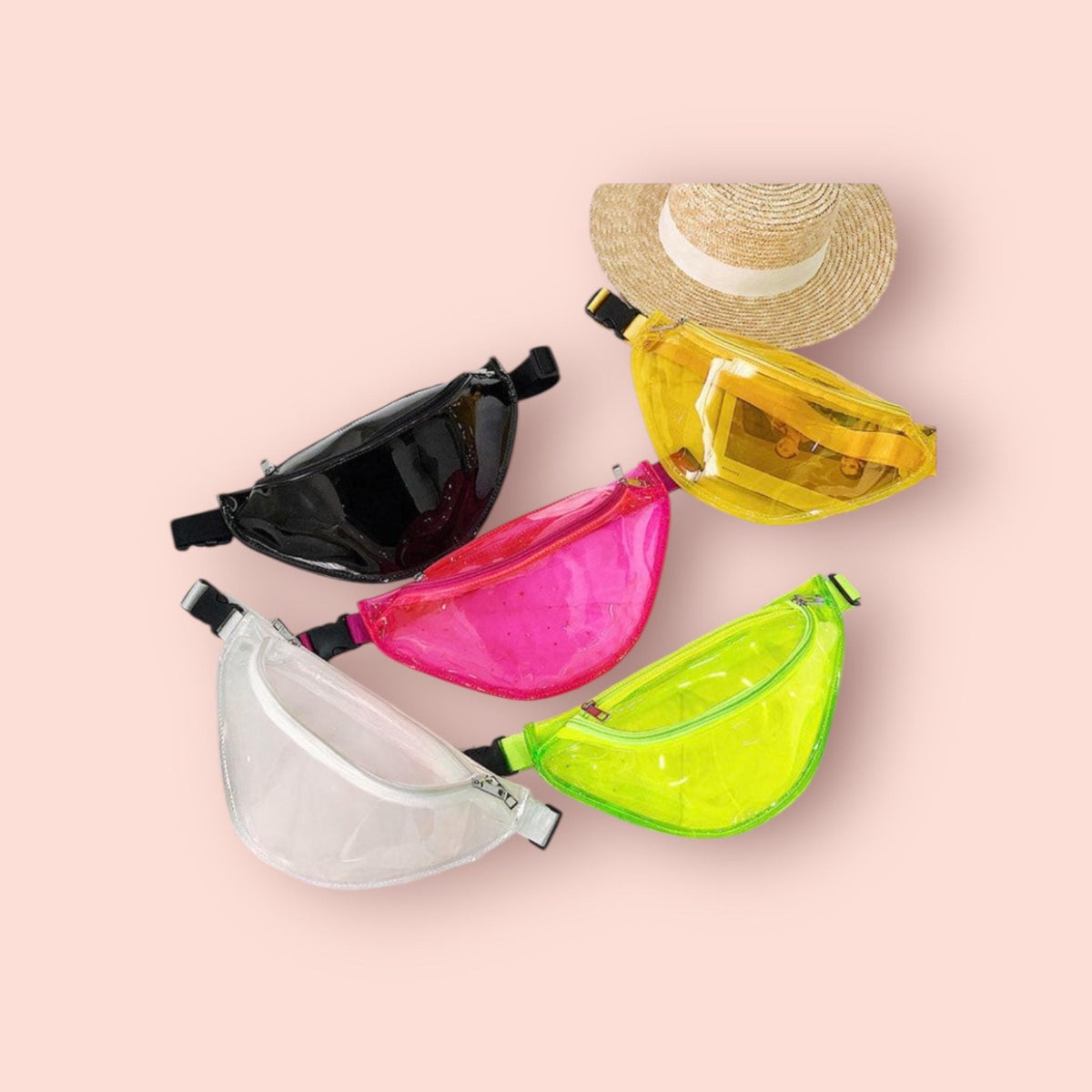 Personalized Clear Fanny Pack: Bachelorette Party Belt Bag