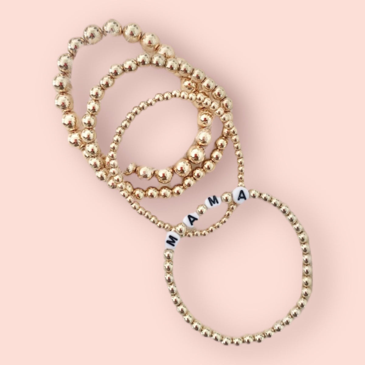 Mama Beaded Bracelet Set