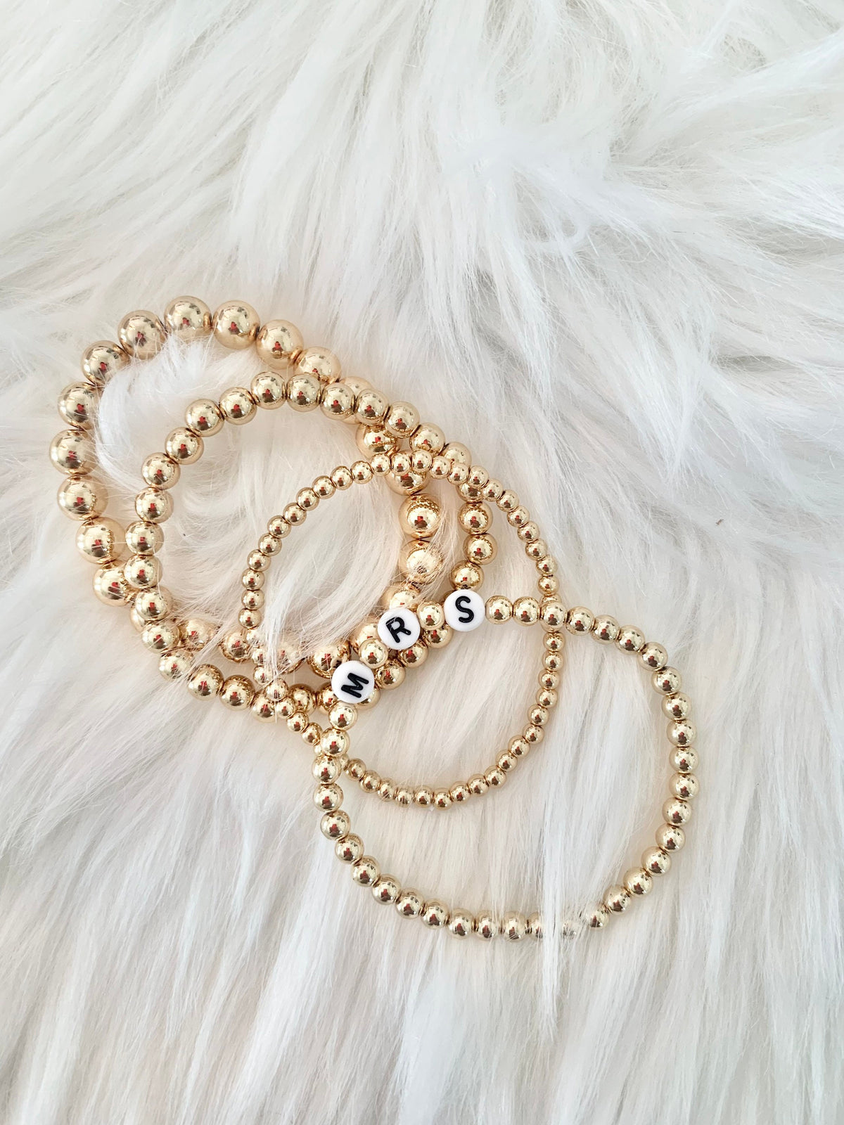 Mrs. Beaded Bracelet | Gifts for her | Bridal Shower Gift | Bride Gifts