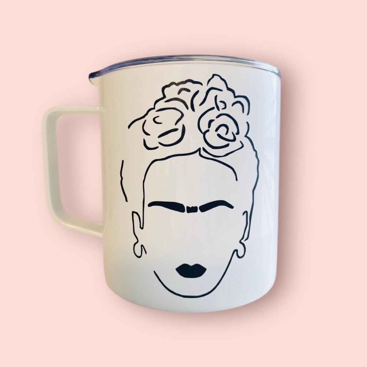 Frida Kahlo Insulated Mug | Coffee / Tea Mug | Great Idea for Birthday | Women Empowerment | Mother's Day Gift Idea
