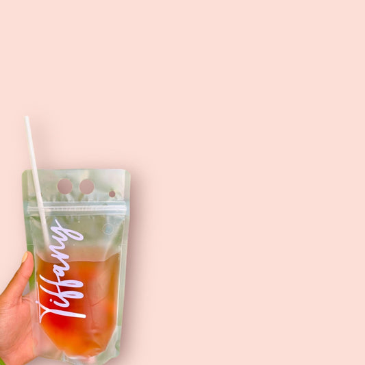 Bachelorette Party Reusable Drink Pouch: Girls Trip Barware