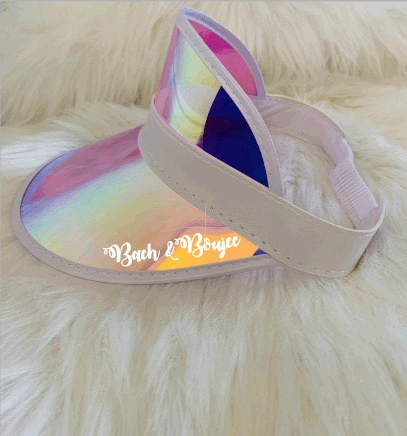 Bach and Boujee Bachelorette Visor: Retro Beach Party Sun Visor