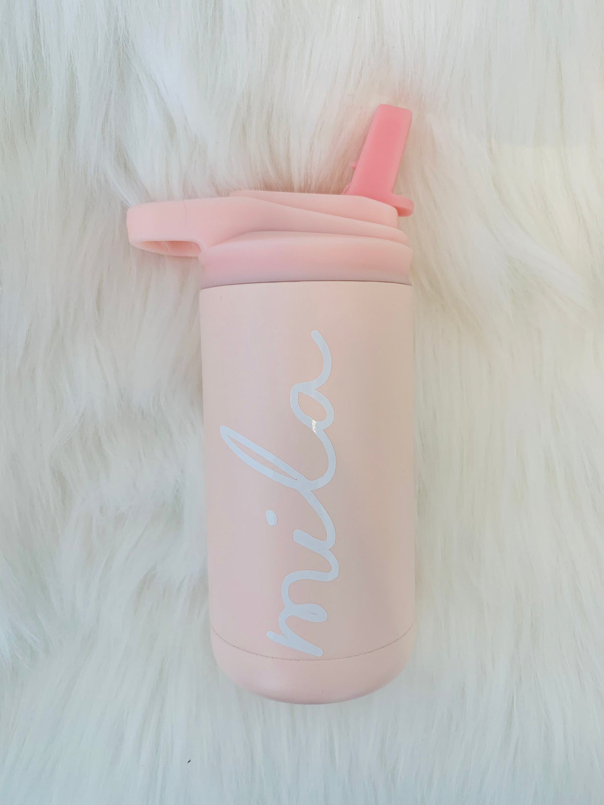 Personalized Kid's Stainless Steel Water Bottle: 12oz Engraved Tumbler