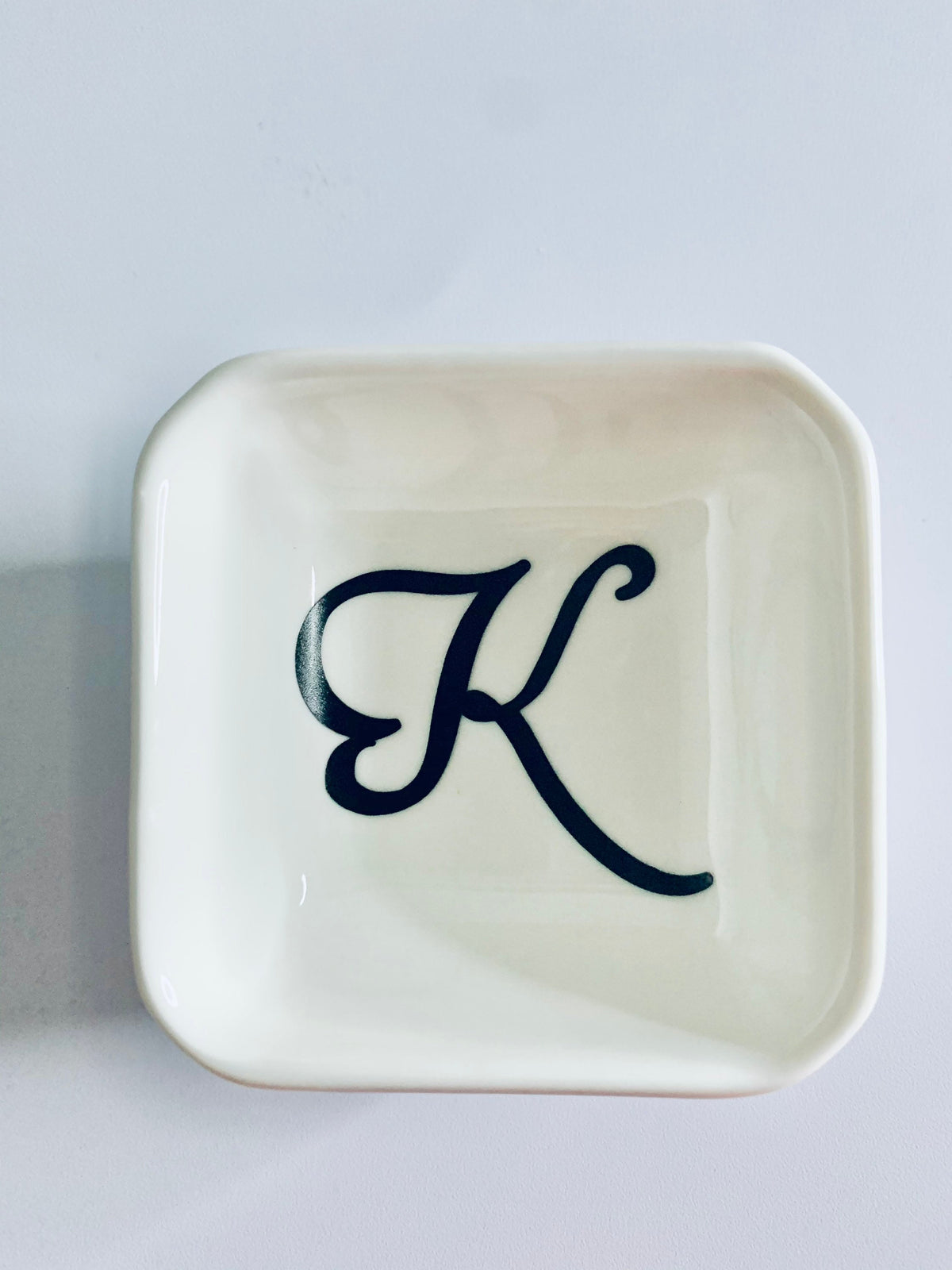 Sonora Ring Dish: Personalized Initial Jewelry Holder