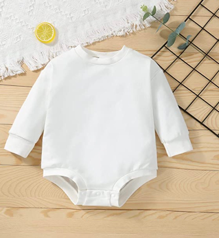Jax Unisex Personalized Baby Rompers