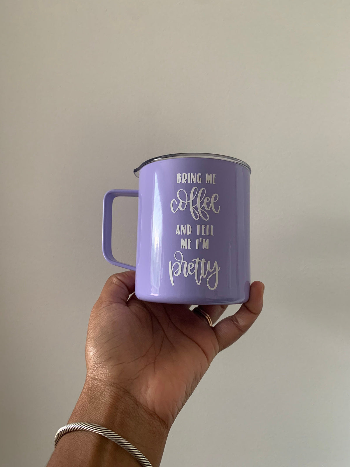 Coffee Lover Birthday Gift Box: Rose Gold Tumbler, Trinket Dish