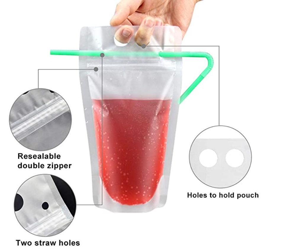 Bachelorette Party Reusable Drink Pouch: Girls Trip Barware