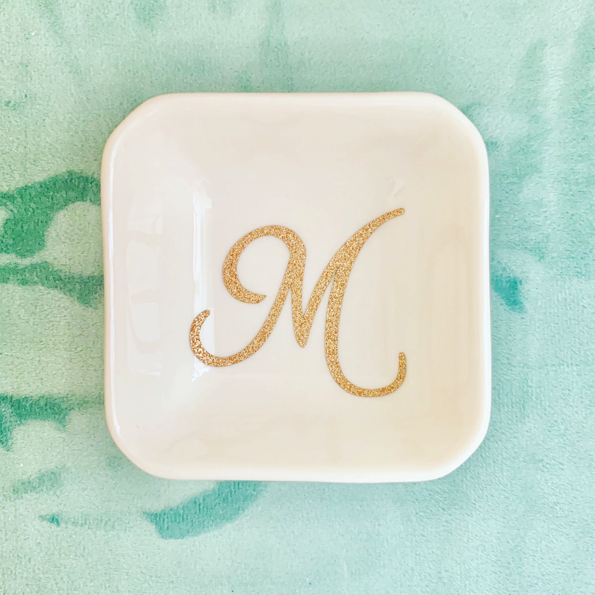 Sonora Ring Dish: Personalized Initial Jewelry Holder