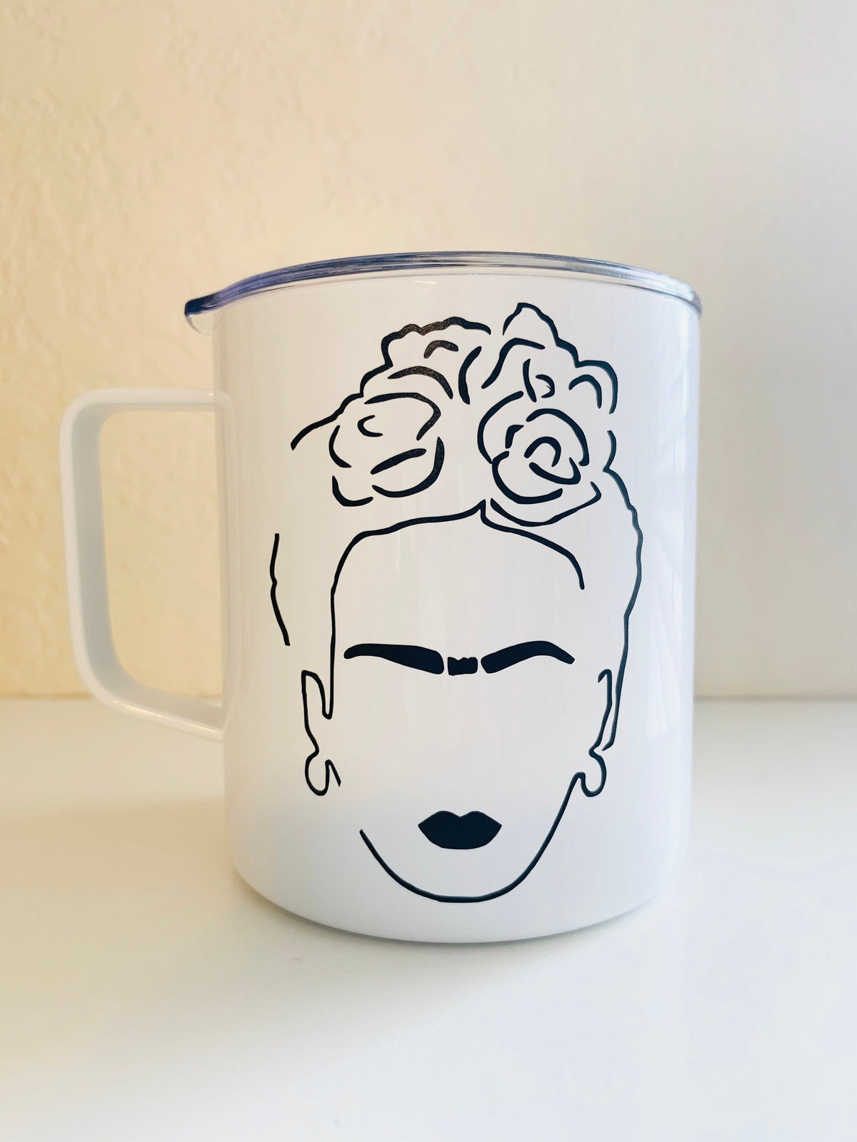 Frida Kahlo Insulated Mug | Coffee / Tea Mug | Great Idea for Birthday | Women Empowerment | Mother's Day Gift Idea