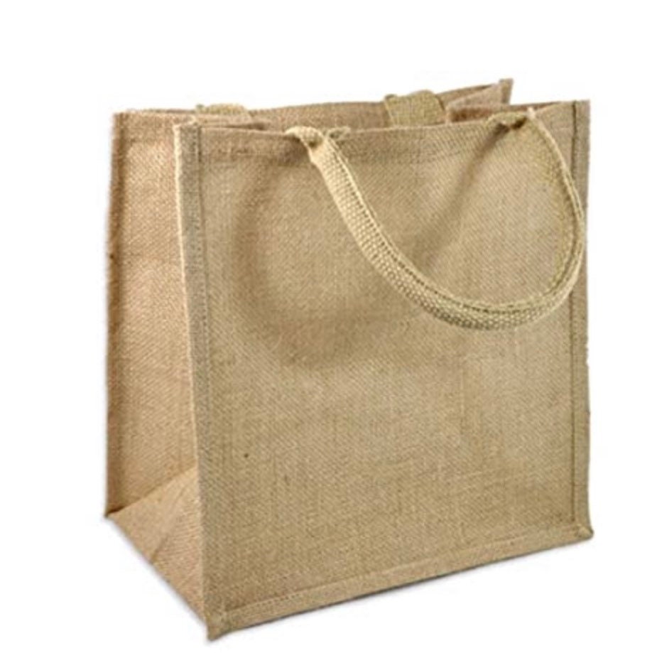 RBG Burlap Market Bag: Ruth Bader Ginsburg Jute Canvas Tote
