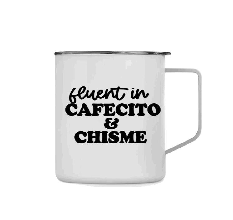 Fluent in Cafecito Y Chisme Insulated Mug | Coffee Mug | Great Idea for Birthday Gift | Boss Babe | Women Empowerment| Mother's Day Gift