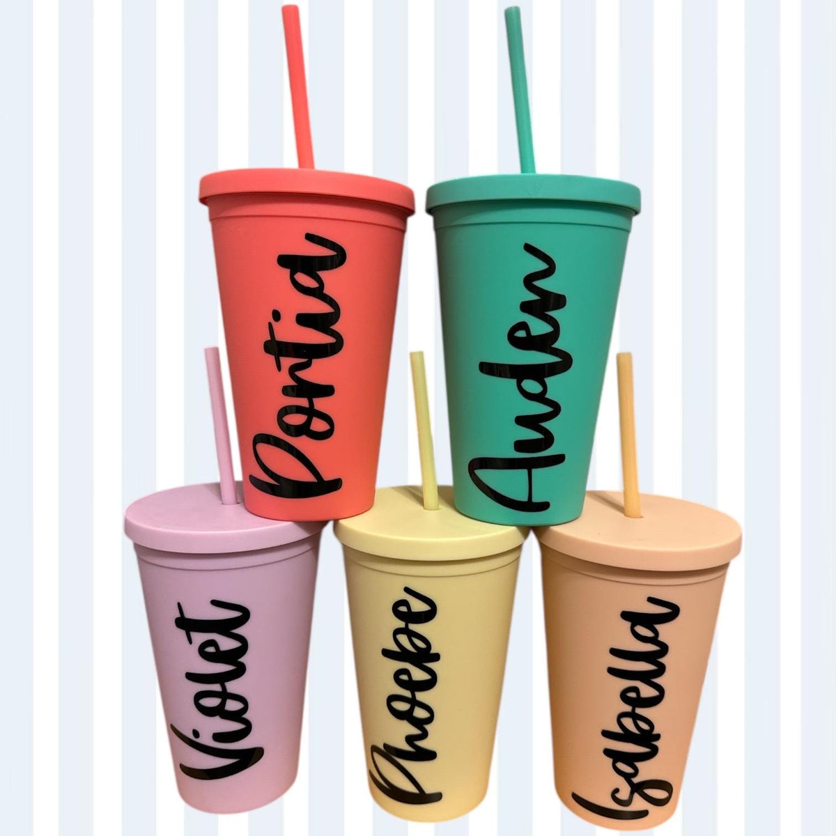 Personalized Tumbler 16oz | Matte Acrylic Tumbler, Gift for Friend