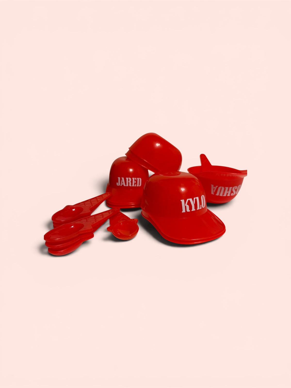 Personalized Mini Baseball Cap Helmet Ice Cream Bowl & Scoop Set - Custom Game Day Treats
