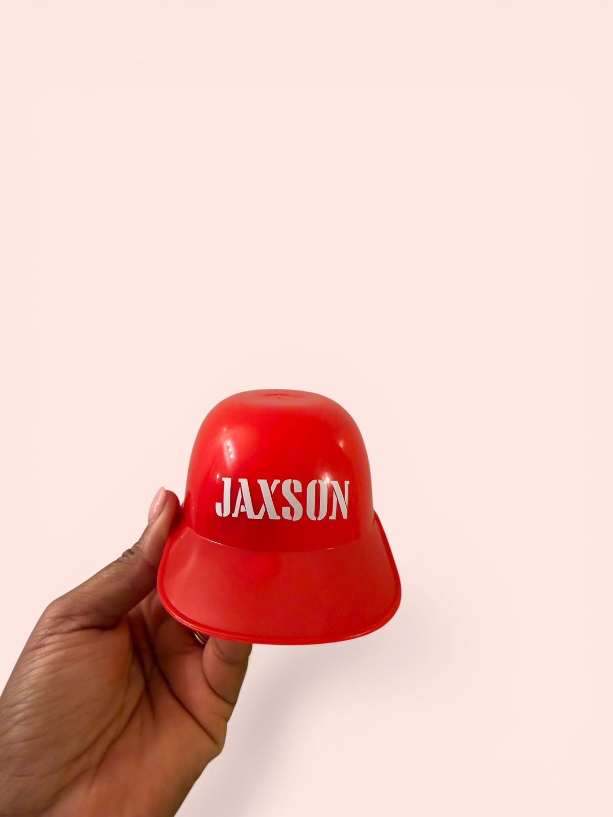 Personalized Mini Baseball Cap Helmet Ice Cream Bowl & Scoop Set - Custom Game Day Treats