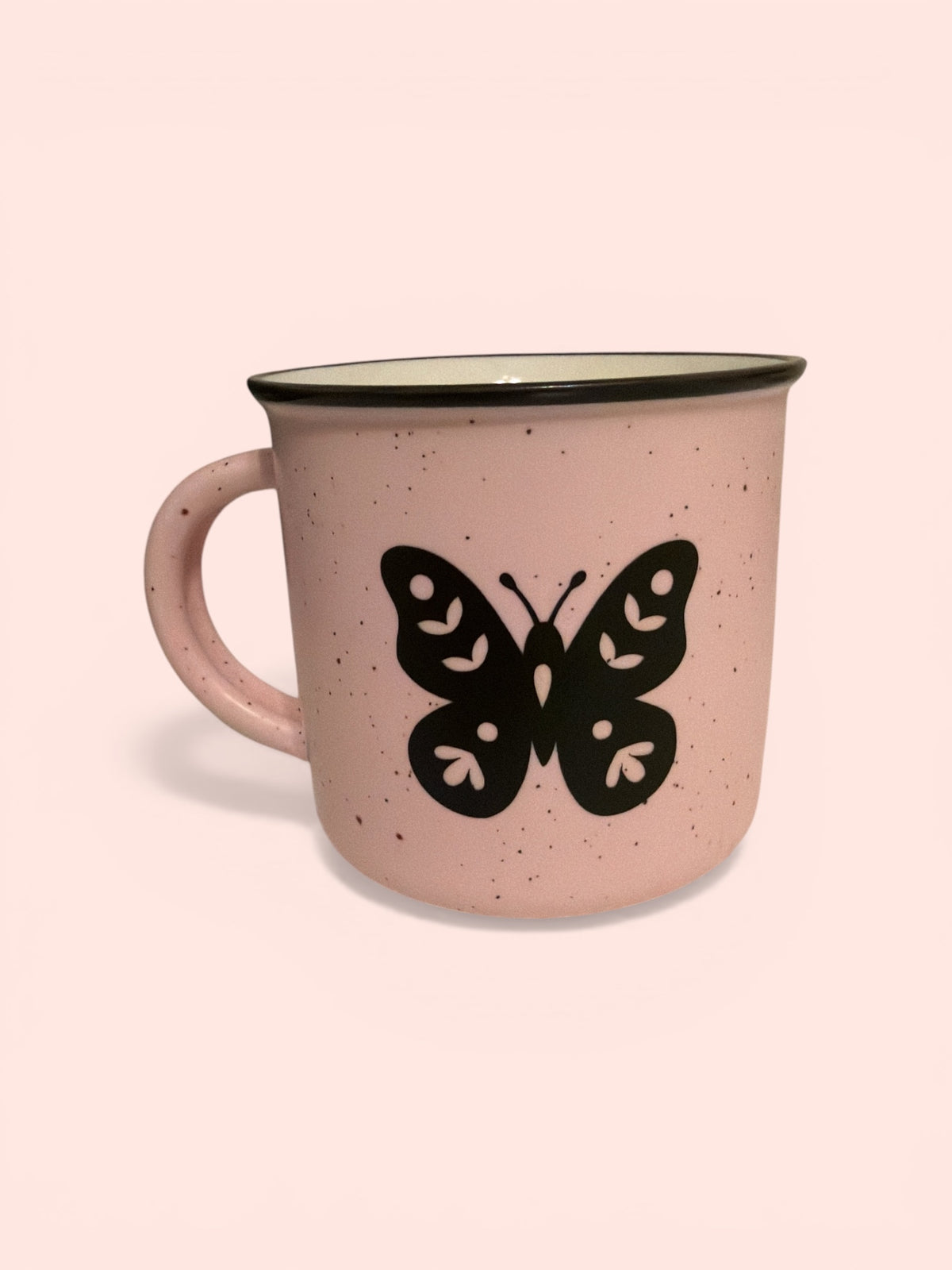 Pink Ceramic Butterfly Mug | Mother's Day Gift