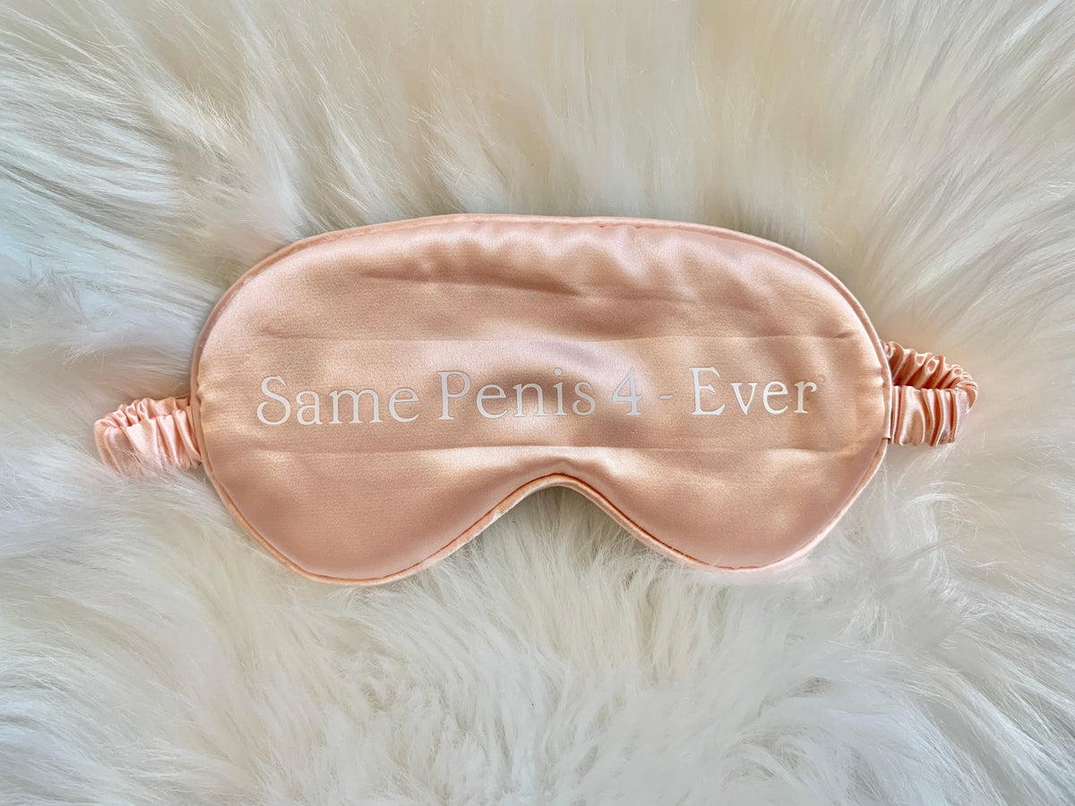 Same Penis 4Ever Satin Sleeping Eye Mask | Bride Gift | Bachelorette Party