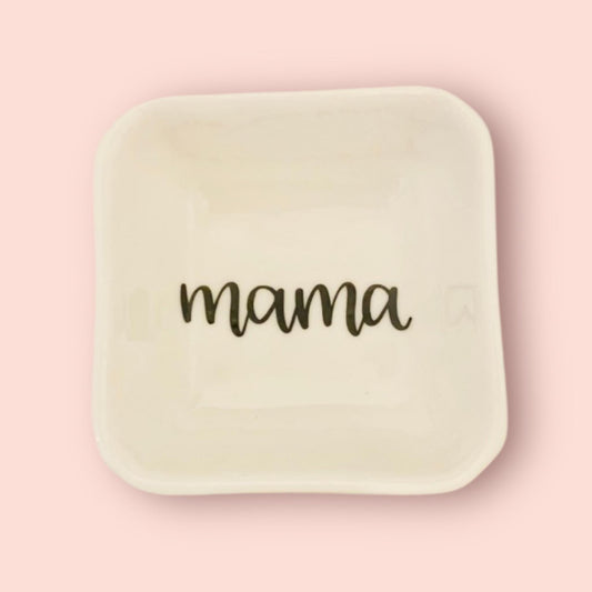 Mama Ring Dish: Elegant Jewelry Holder