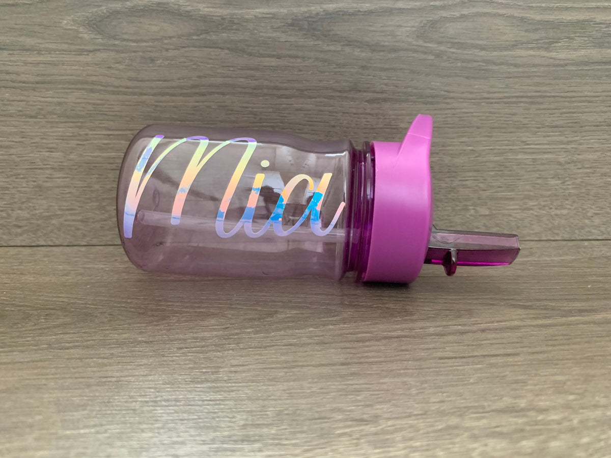 Personalized Kid Water Bottle: Flower Girl Gift