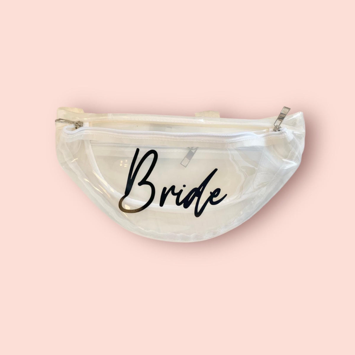 Bride Clear Fanny Pack: Personalized Bachelorette Party Accessory