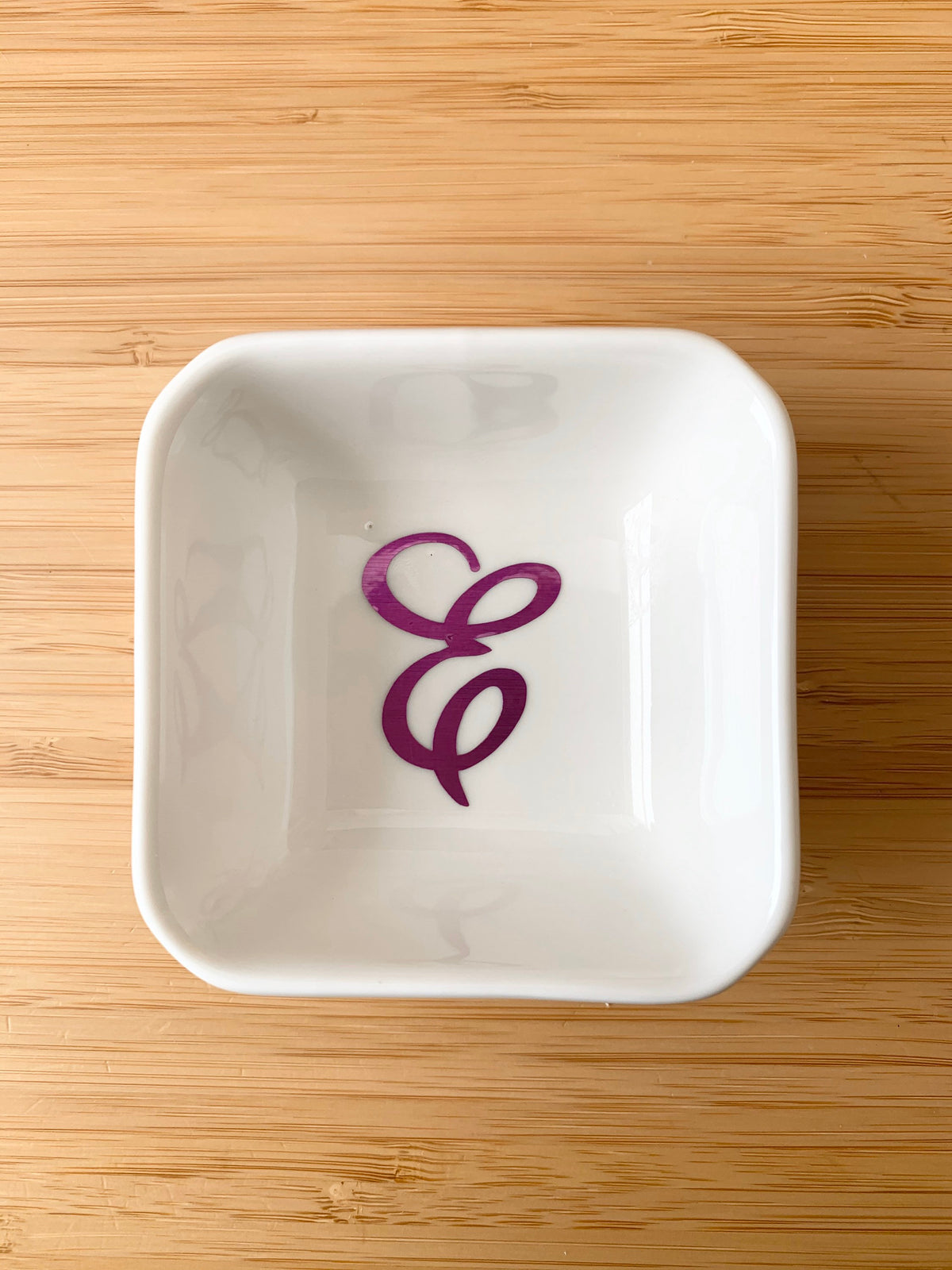 Sonora Ring Dish: Personalized Initial Jewelry Holder
