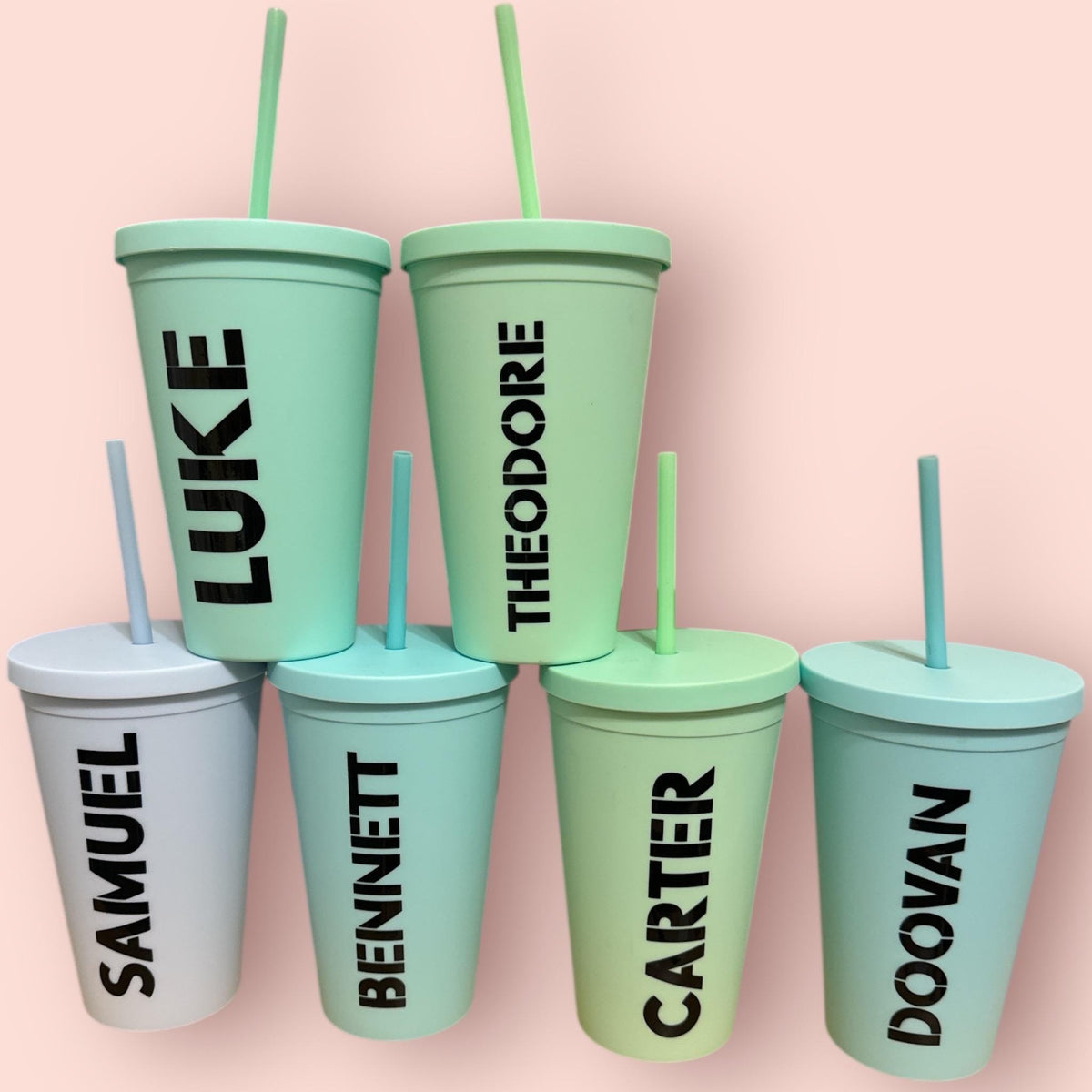 Personalized Tumbler 16oz | Matte Acrylic Tumbler, Gift for Friend