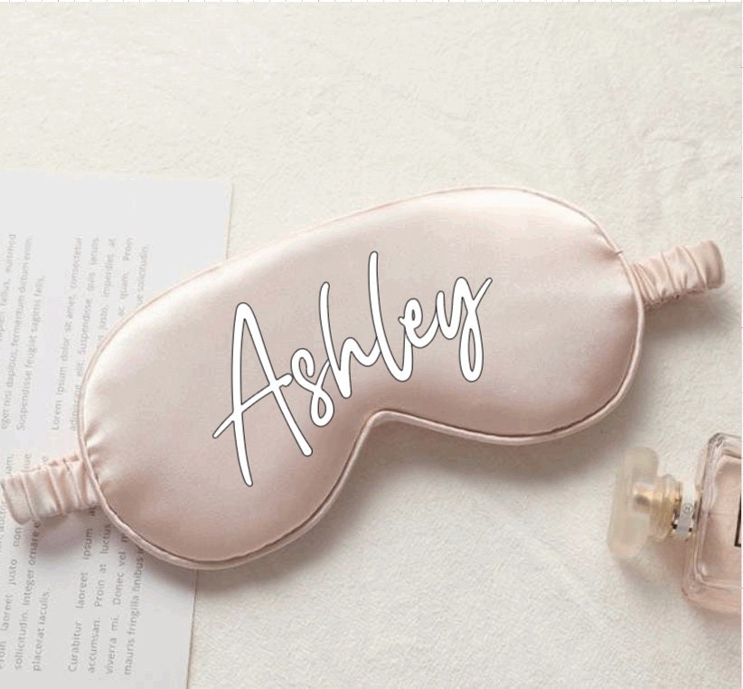 Personalized Satin Sleeping Eye Mask | Birthday Gift| Gifts for her| Mother's Day gift | Bride Gift | Bachelorette Party