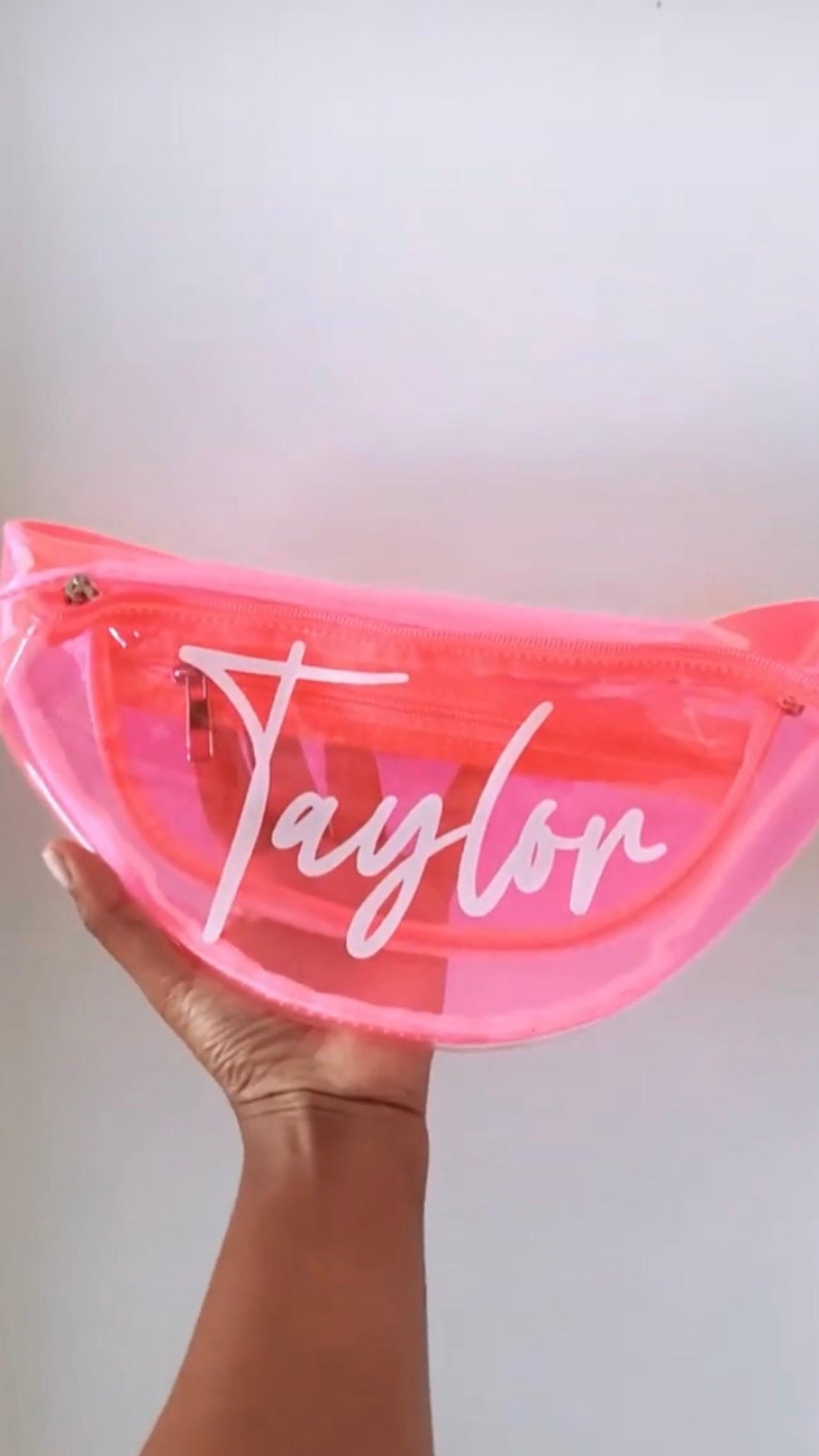 Personalized Iridescent Fanny Pack: Bachelorette Party Accessory