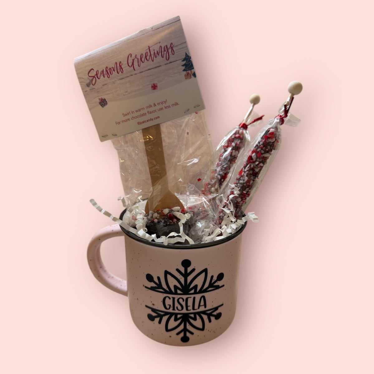 Personalized Snowflake Mug | Custom Name Winter Coffee Cup | Holiday Hot Cocoa Gift