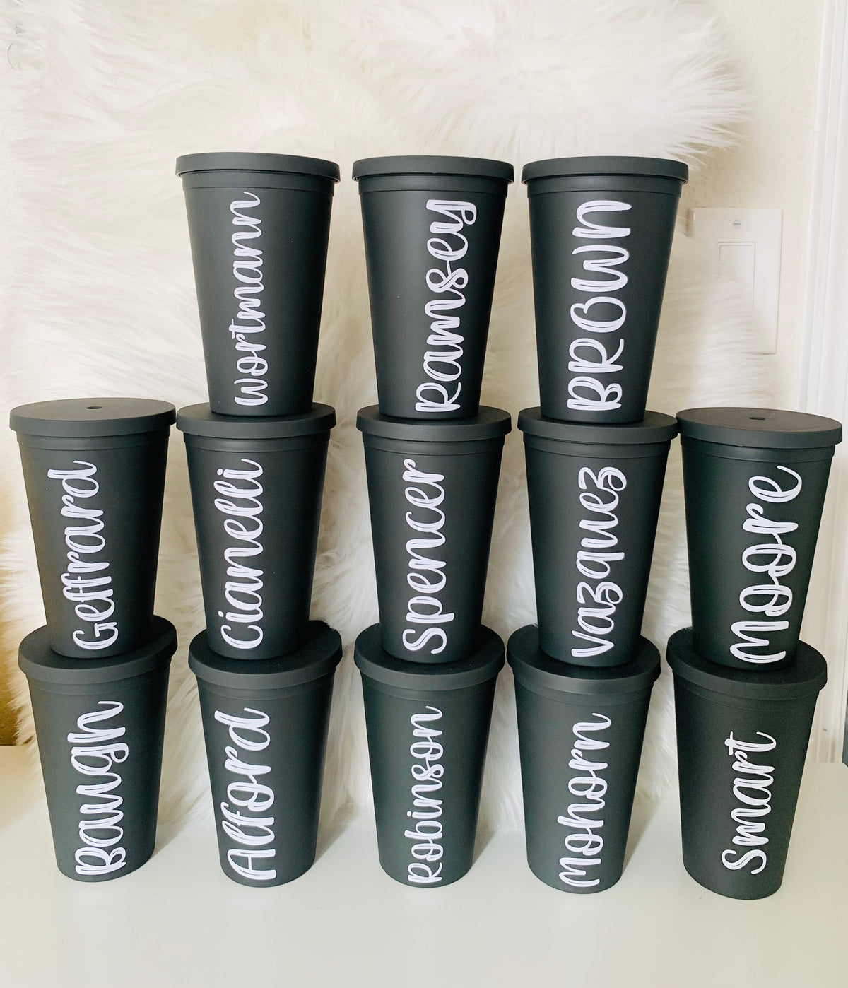 Personalized Tumbler 16oz | Matte Acrylic Tumbler, Gift for Friend
